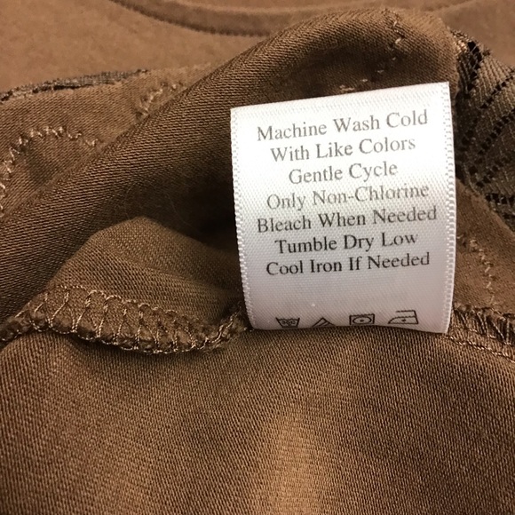 COLDWATER CREEK woman's sleeveless top   XL  brown - Picture 5 of 5